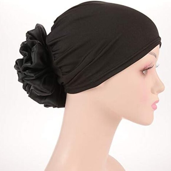 Women Flower Elastic Turban Beanie Head Scarf wrap Chemo Cap hat for Cancer Pati - Picture 8 of 9